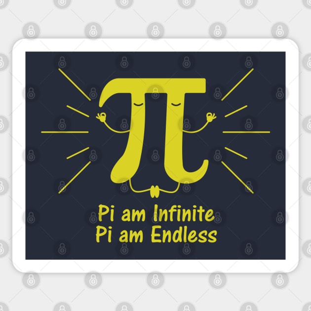 Pi am Infinite Sticker by Nightgong